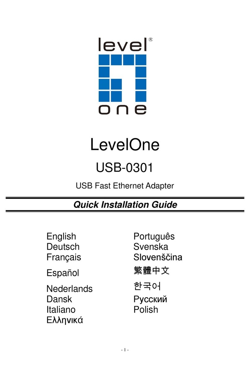 LevelOne USB-0301 Manuel utilisateur