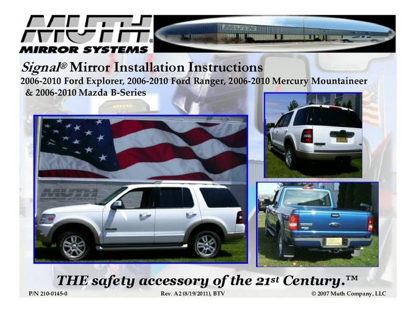 Muth Mirror Systems Signal Manuel utilisateur