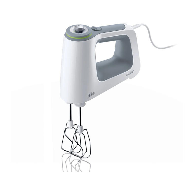 Braun MultiMix 5 Manuel utilisateur