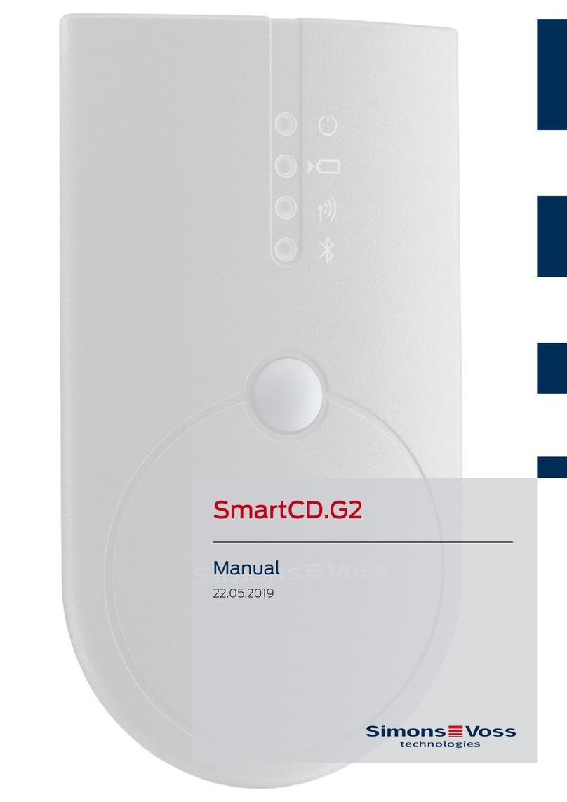 Simons Voss SmartCD.G2 Manuel utilisateur