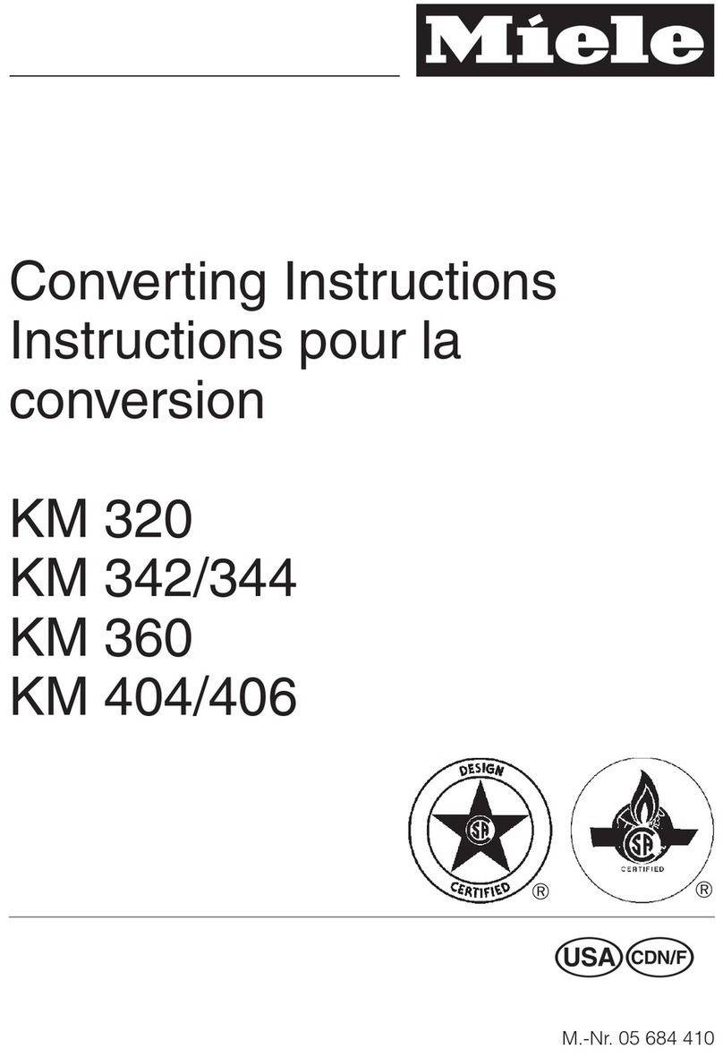 Miele KM 320 Manuel utilisateur