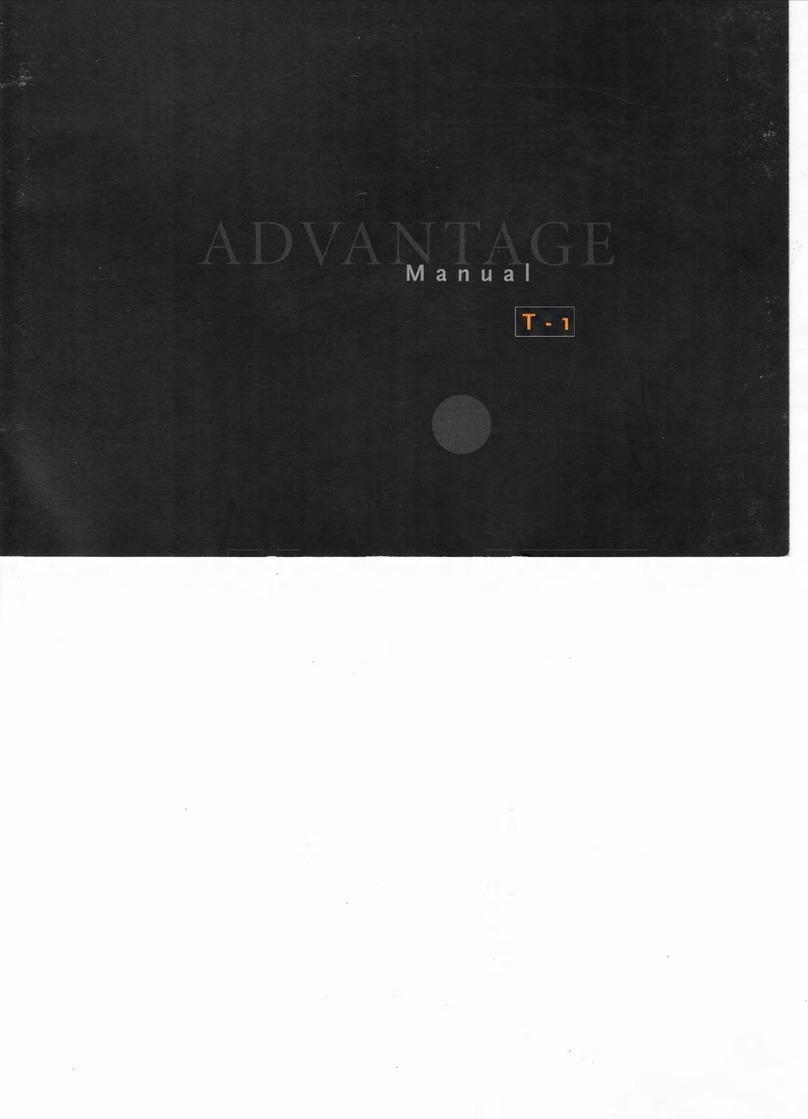Advantage T-1 Manuel utilisateur