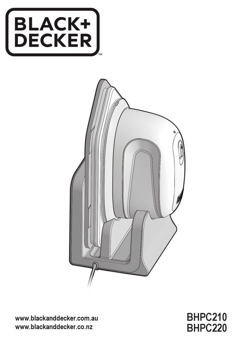 BLACK DECKER BHPC210 Manuel utilisateur