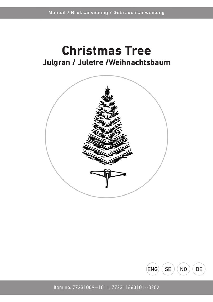 RUSTA Christmas Tree Series Manuel utilisateur