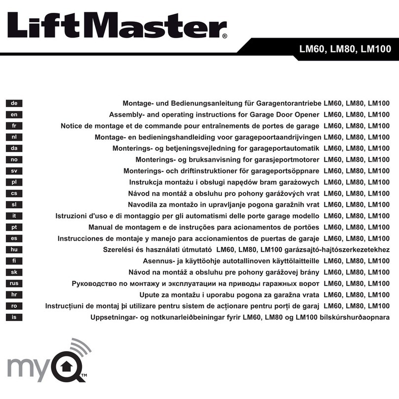 Chamberlain LiftMaster LM60 Manuel utilisateur