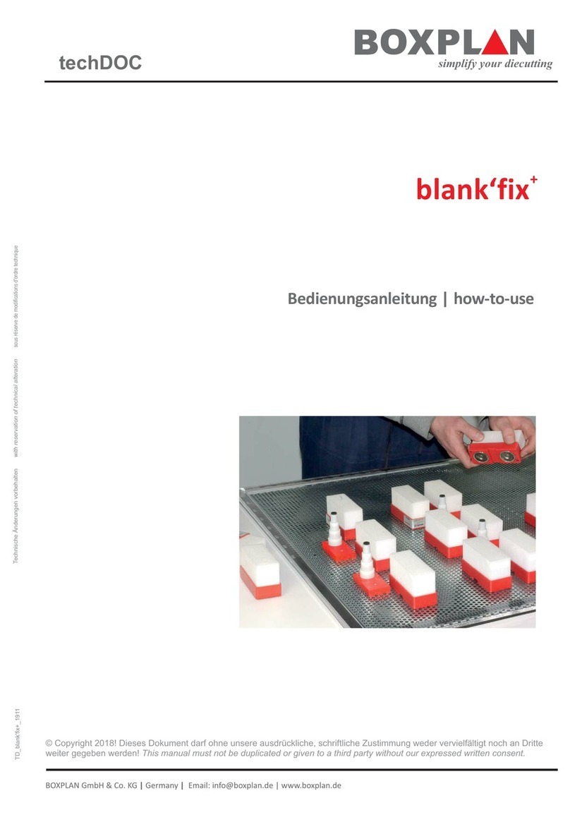 BOXPLAN blank'fix+ Mode d'emploi