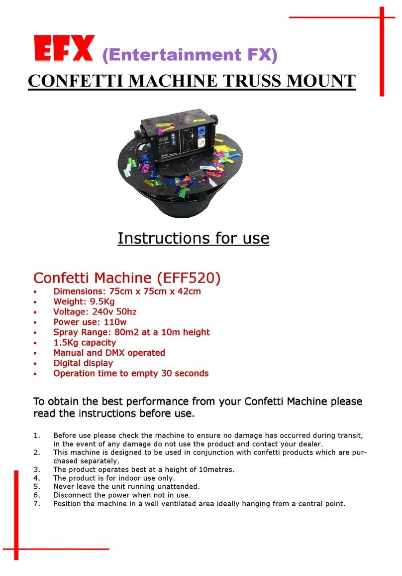 EFX EFF520 Manuel utilisateur EFX EFF520 Manuel utilisateur