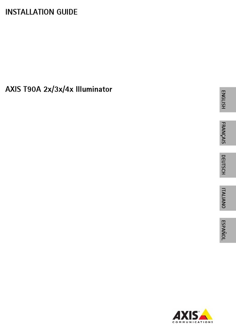 Axis AXIS T90A 2x Manuel utilisateur