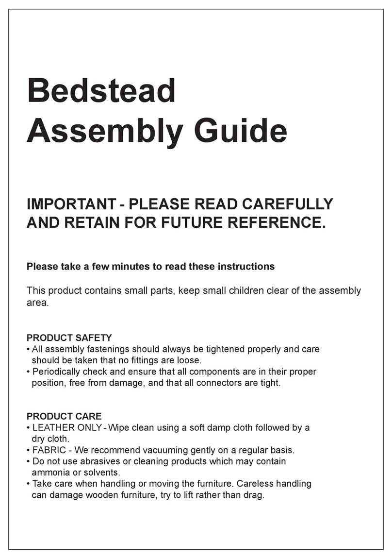 feather&black Cameron Bedstead Manuel utilisateur