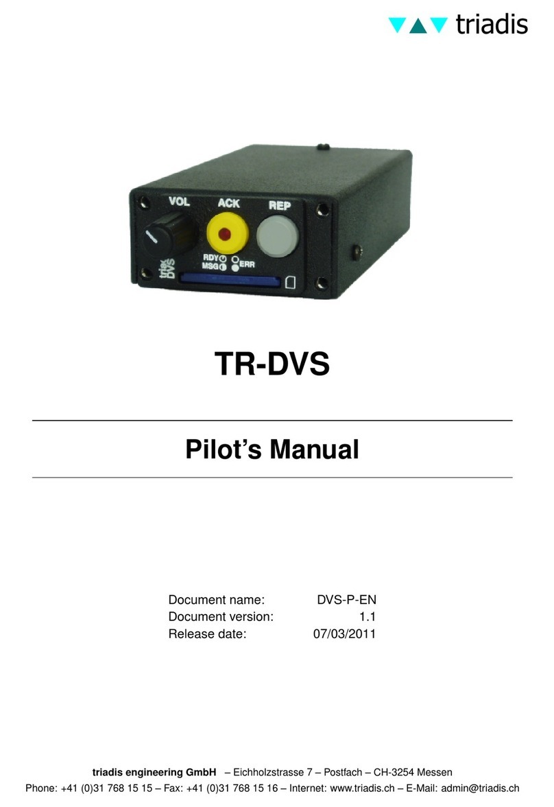 Triadis TR-DVS Manuel
