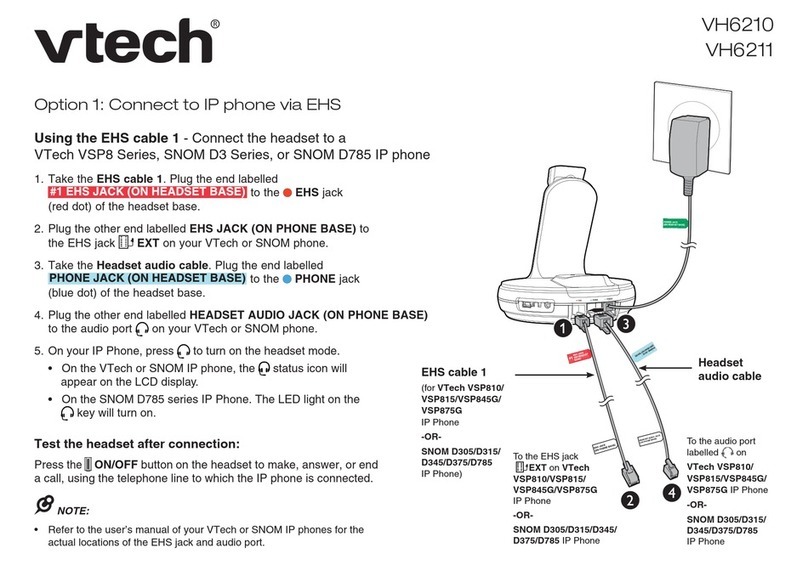 V-tech VH6210 Manuel utilisateur