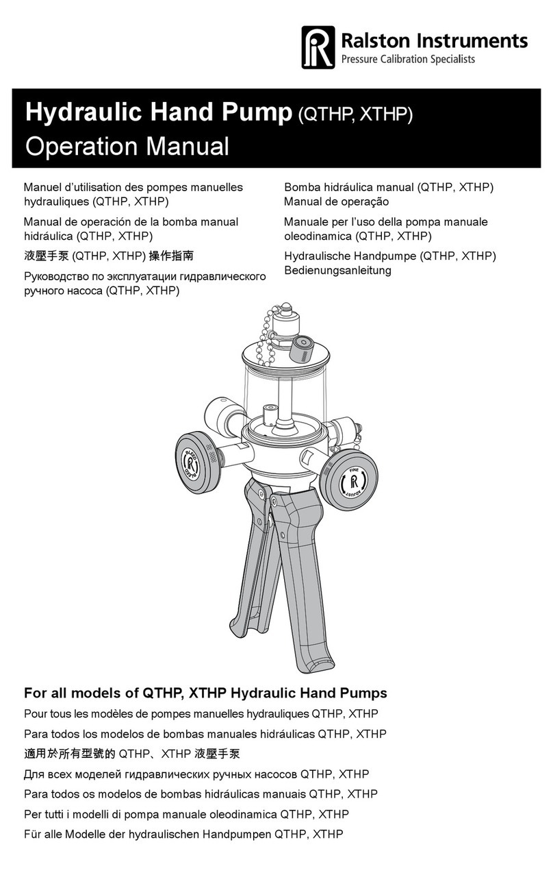 Ralston Instruments QTHP Manuel utilisateur