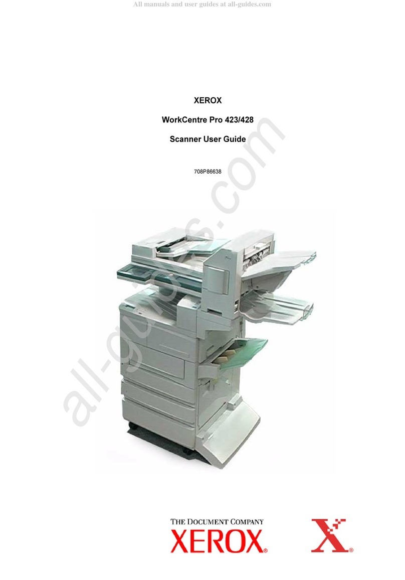 Xerox WorkCentre Pro 423 Manuel utilisateur