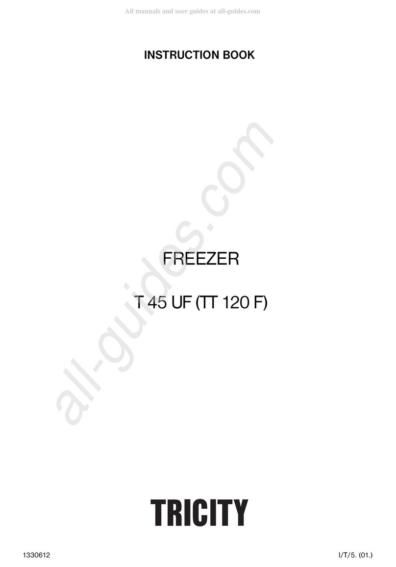 Tricity Bendix T 45 UF Manuel utilisateur