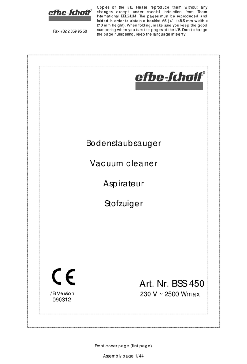 EFBE-SCHOTT BSS 450 Manuel utilisateur