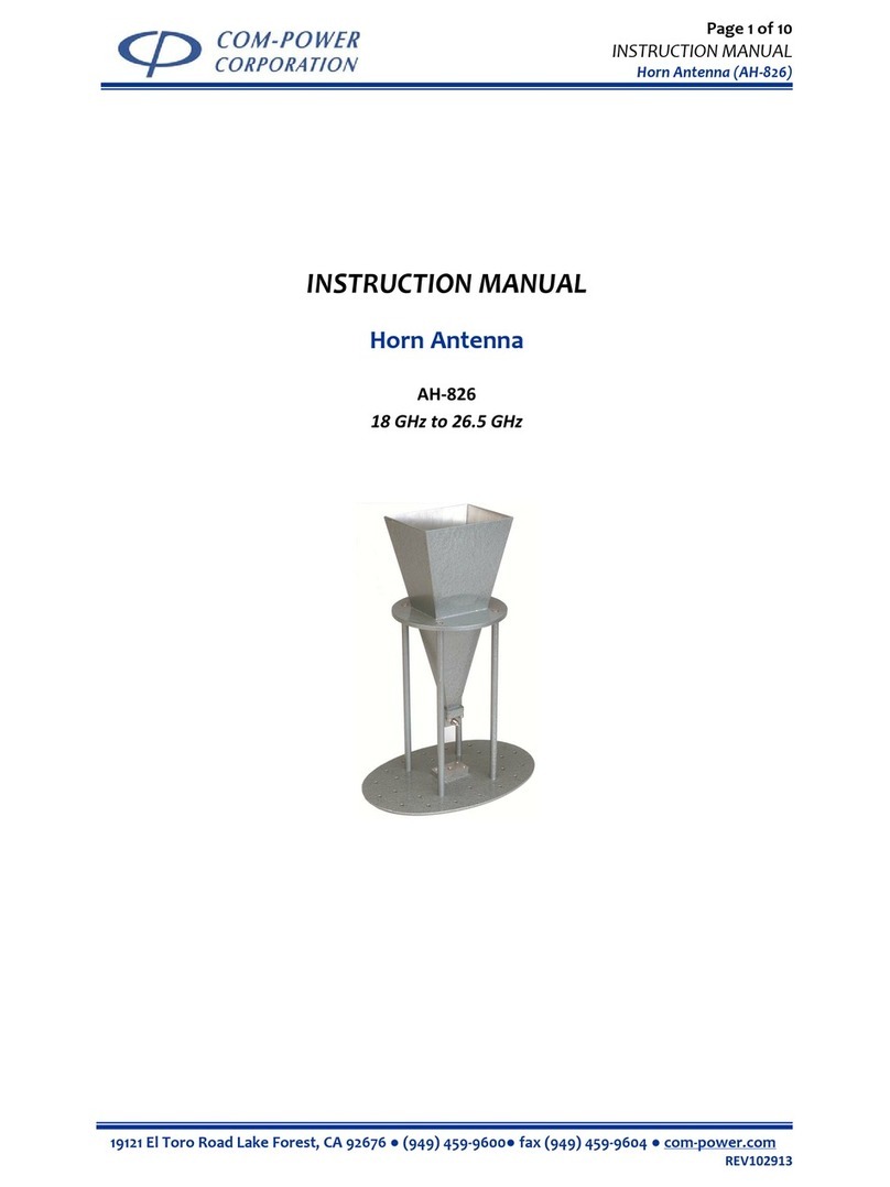 Com-Power AH-826 Manuel utilisateur