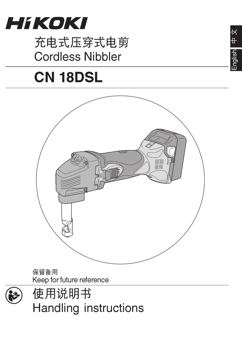 HIKOKI CN 18DSL Manuel utilisateur