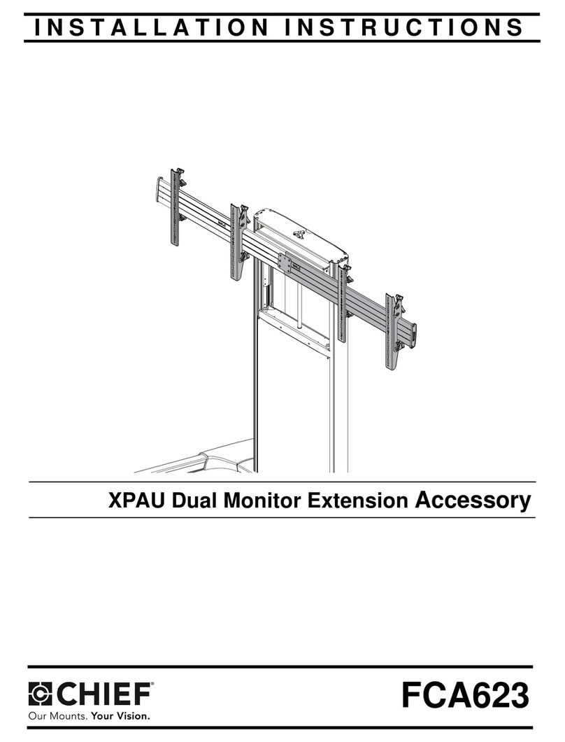 CHIEF FCA623 Manuel utilisateur CHIEF FCA623 Manuel utilisateur