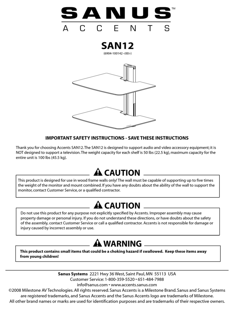 Sanus SAN12 Manuel utilisateur