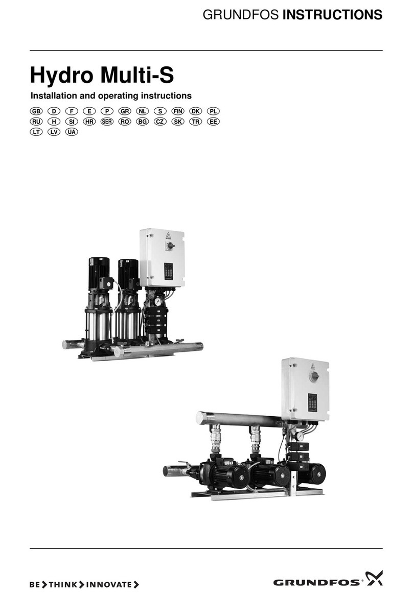 Grundfos Hydro Multi-S Manuel utilisateur