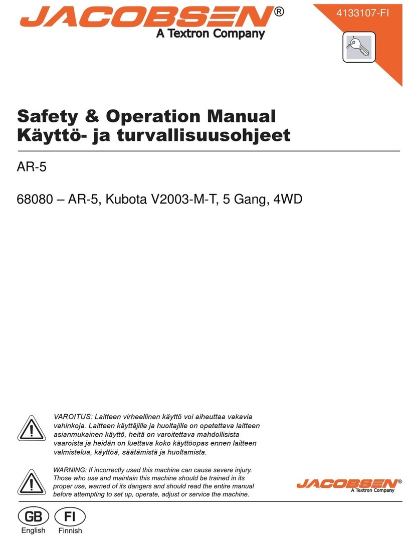 Textron Jacobsen AR-5 Mode d’emploi Textron Jacobsen AR-5 Mode d’emploi