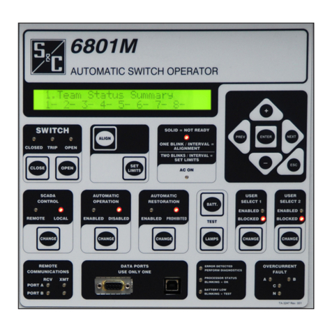 S&C 6801M Manuel utilisateur