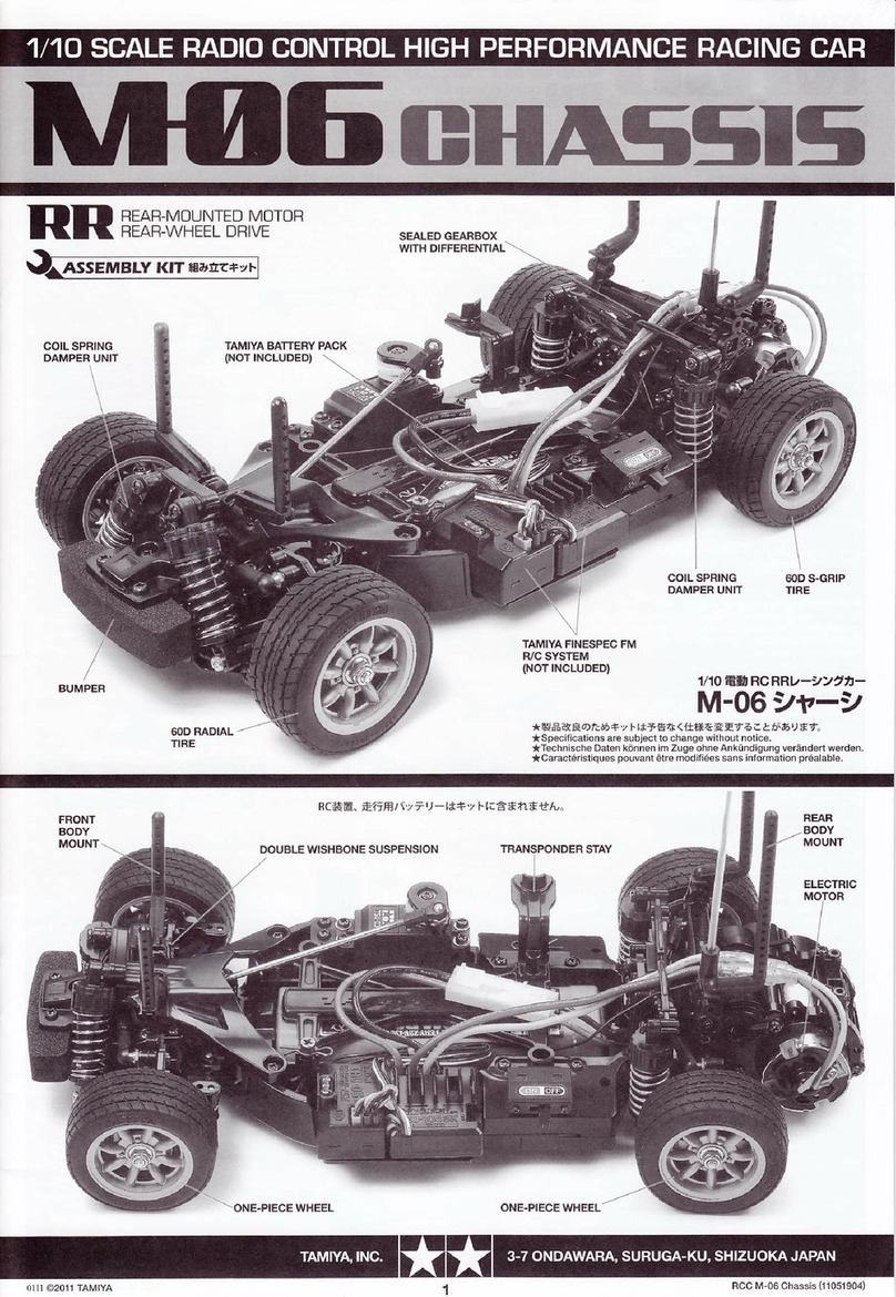Tamiya M-06S Manuel utilisateur