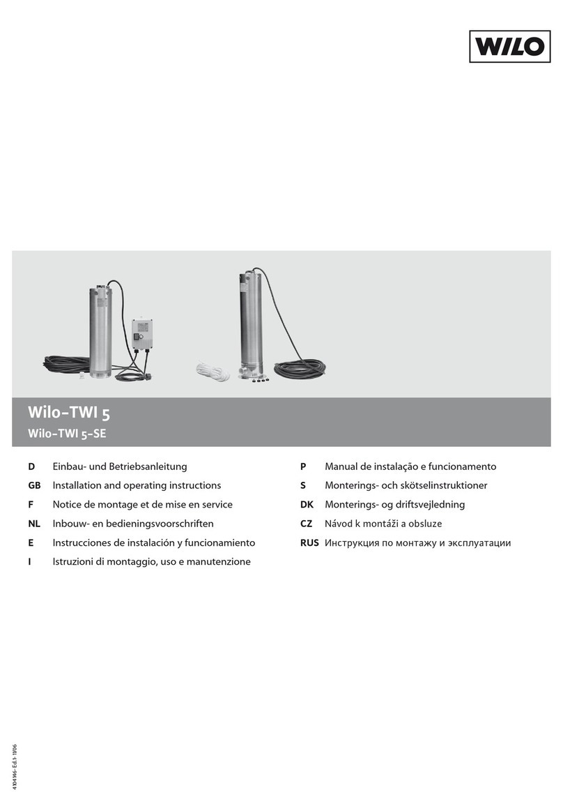 Wilo TWI 5 Manuel utilisateur