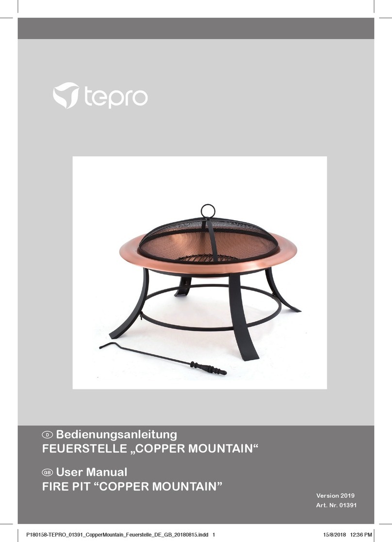 tepro Copper Mountain Manuel utilisateur