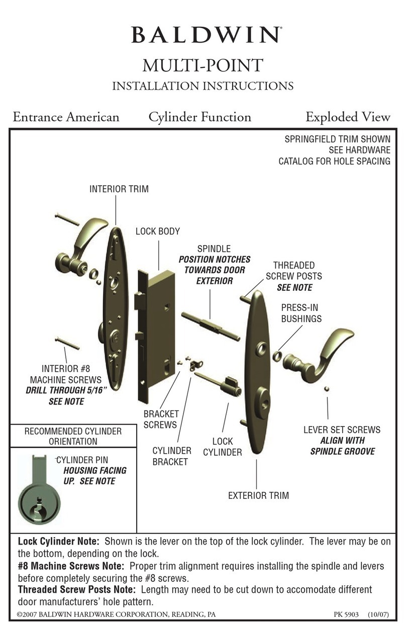 Baldwin Multi-Point Manuel utilisateur