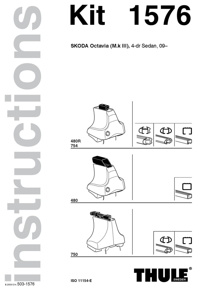 Thule 1576 Manuel utilisateur