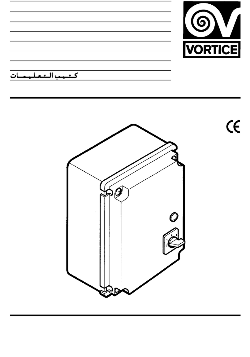 Vortice IRM Series Manuel utilisateur