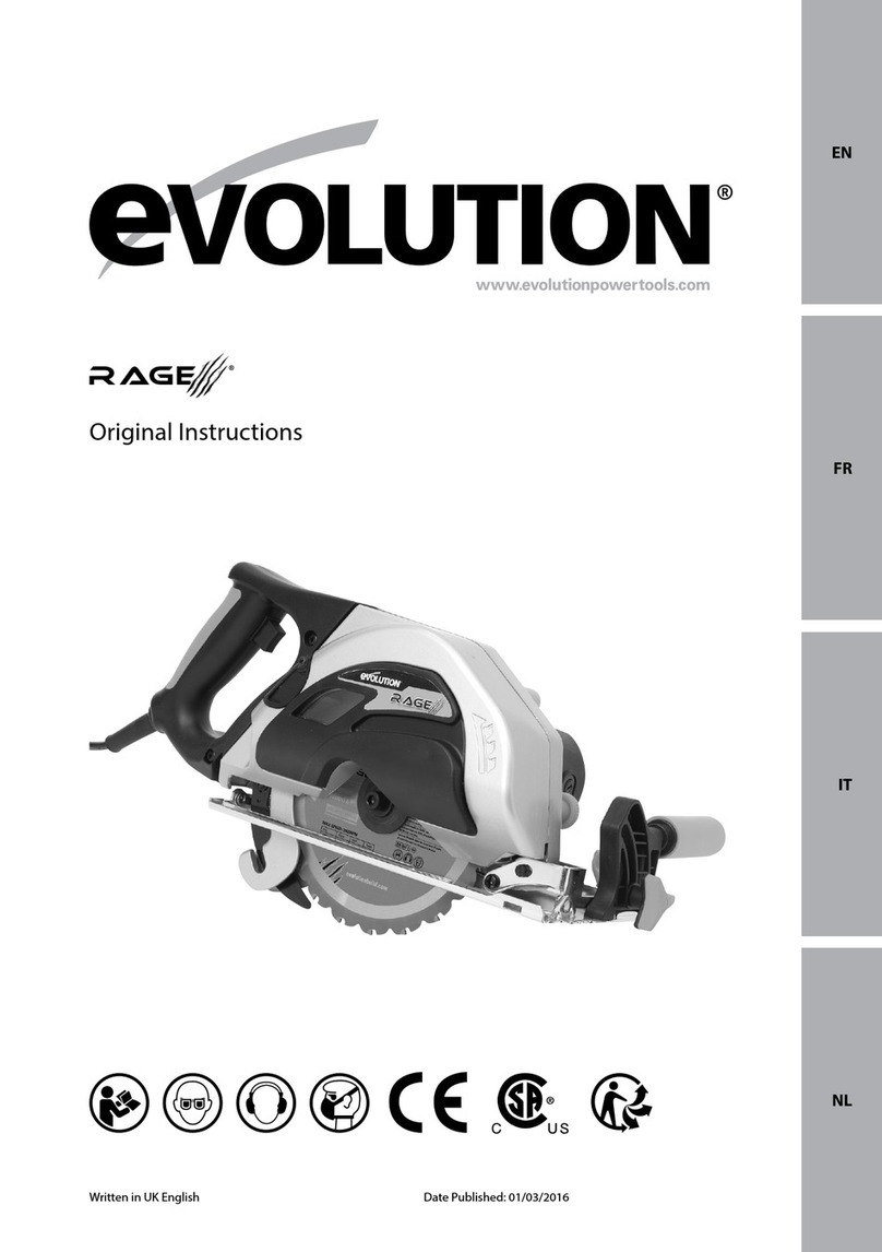 Evolution RAGE Series Manuel utilisateur