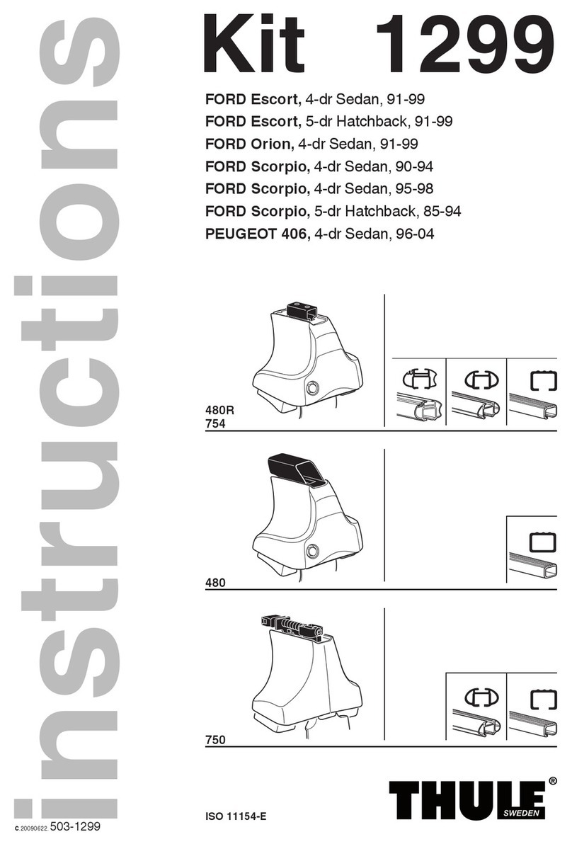 Thule 1299 Manuel utilisateur