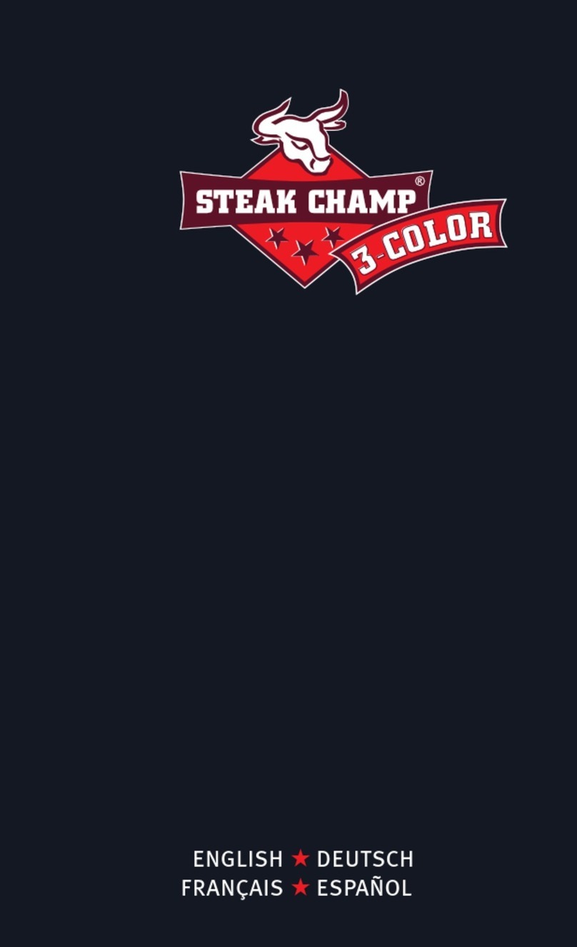 Steak Champ 3-COLOR Manuel utilisateur