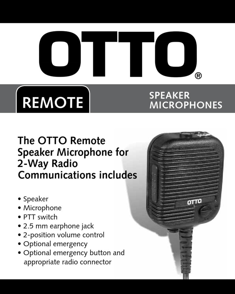 Otto Evolution Series Manuel utilisateur