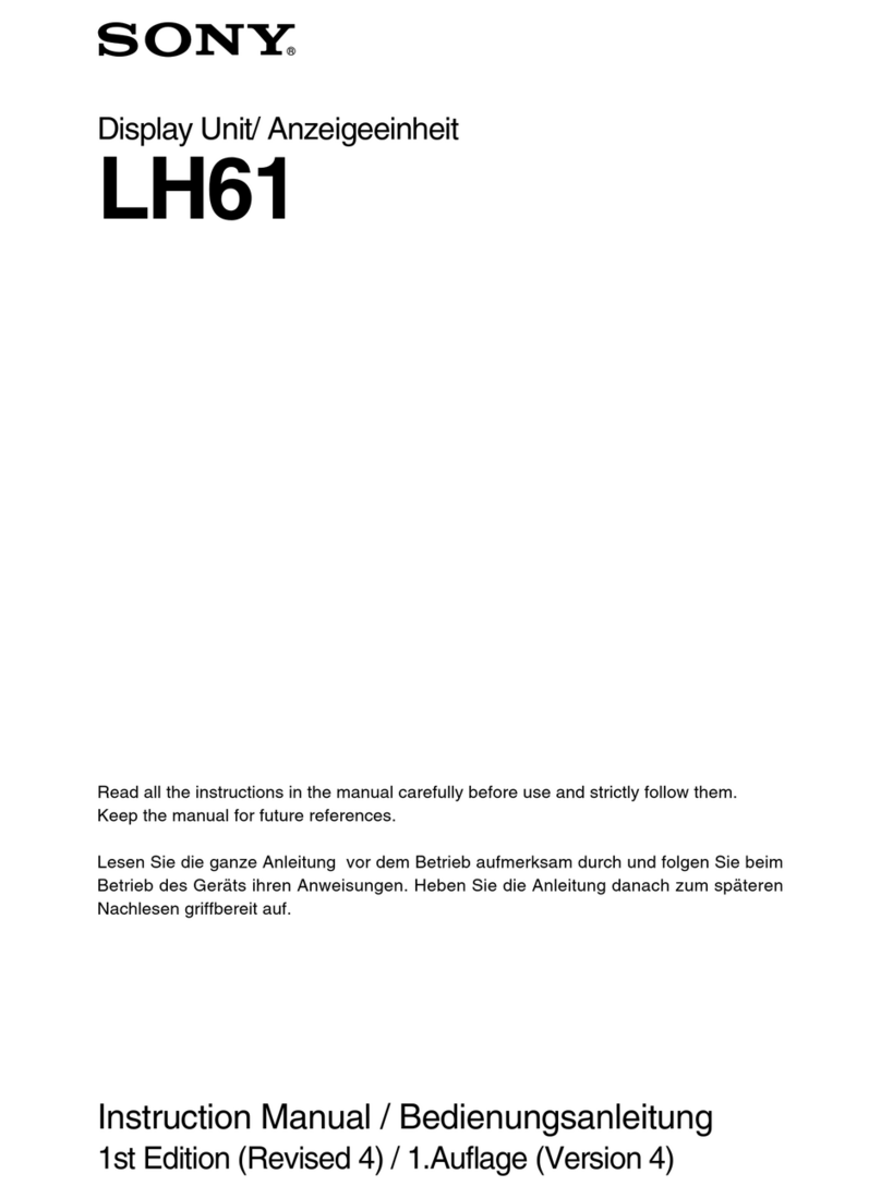 Sony LH61 Manuel utilisateur