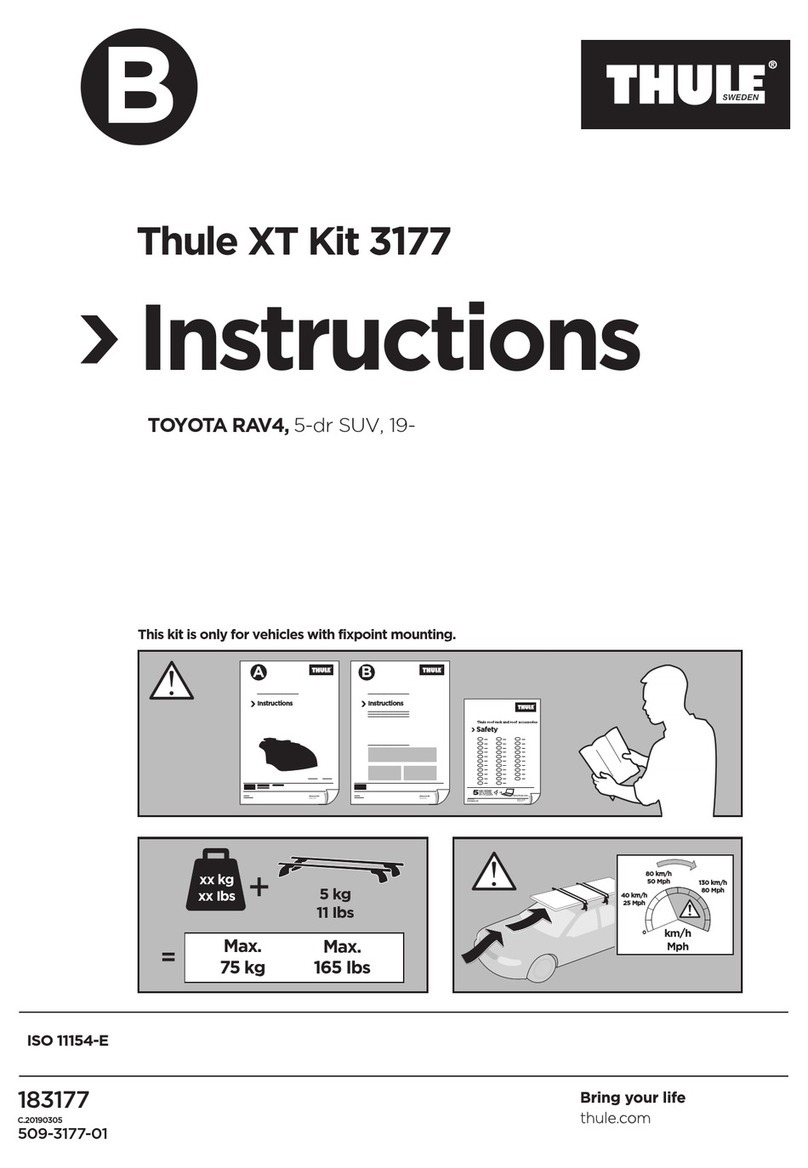 Thule XT 3177 Manuel utilisateur