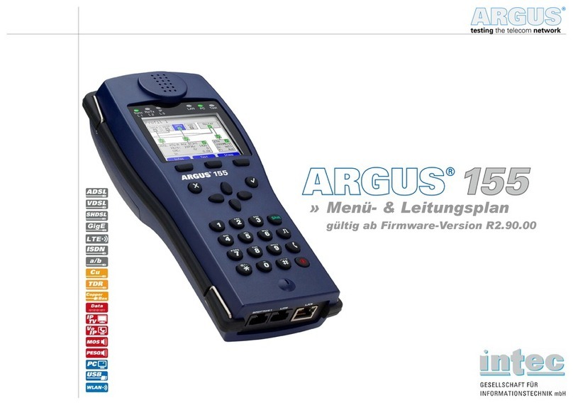 Intec ARGUS 155 Manuel utilisateur