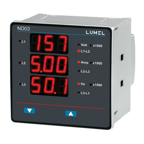 Lumel ND03 Manuel utilisateur Lumel ND03 Manuel utilisateur