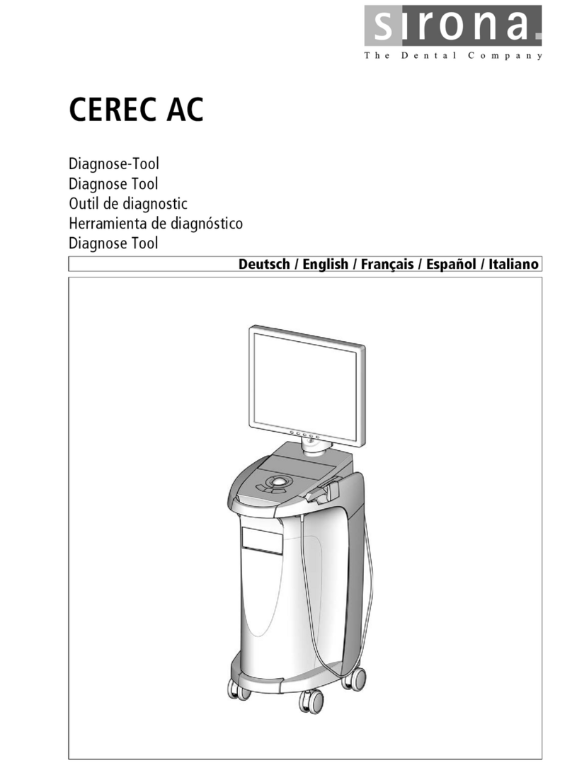 Sirona cerec ac Manuel utilisateur