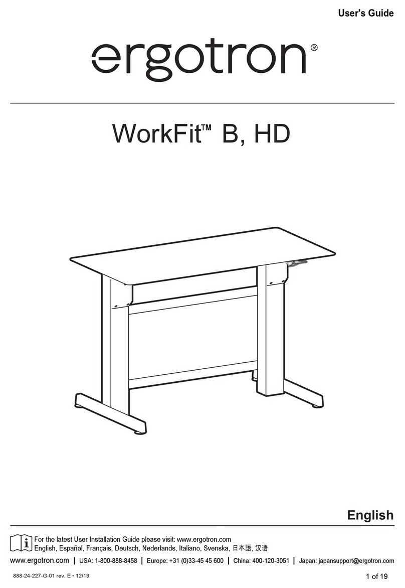 Ergotron WorkFit B Manuel utilisateur