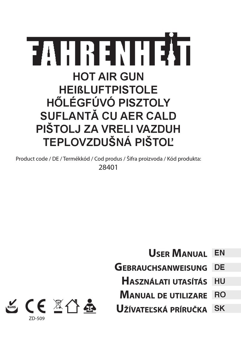 Fahrenheit 28401 Manuel utilisateur