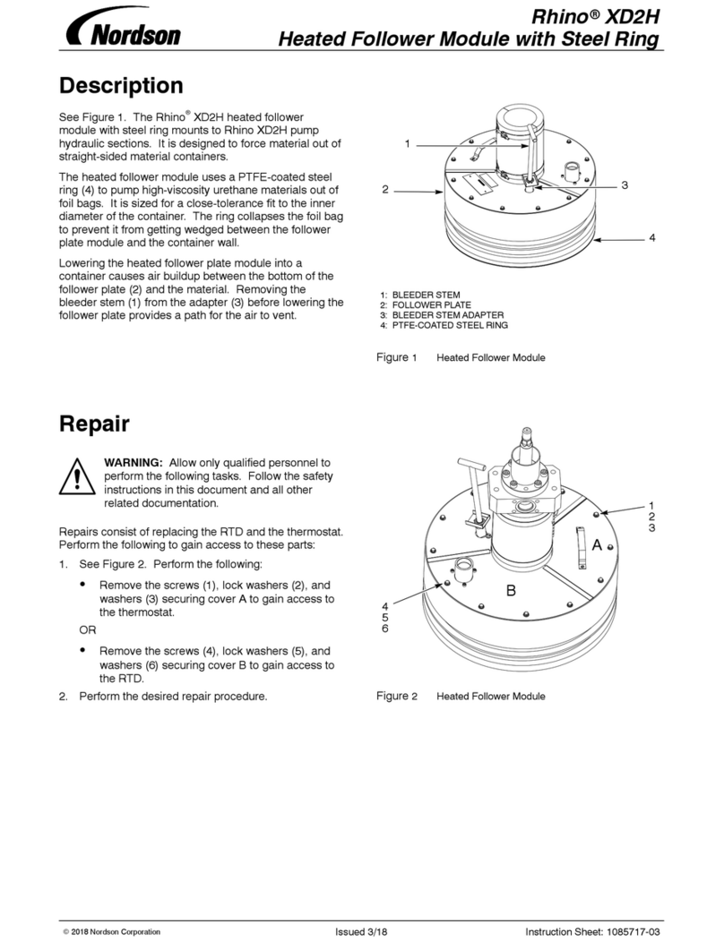Nordson Rhinor XD2H Manuel utilisateur