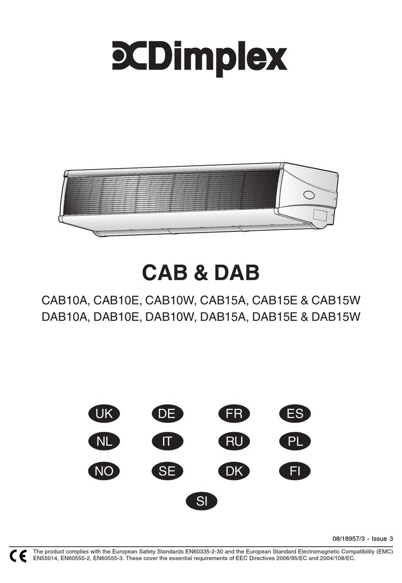 Dimplex CAB Series Manuel utilisateur