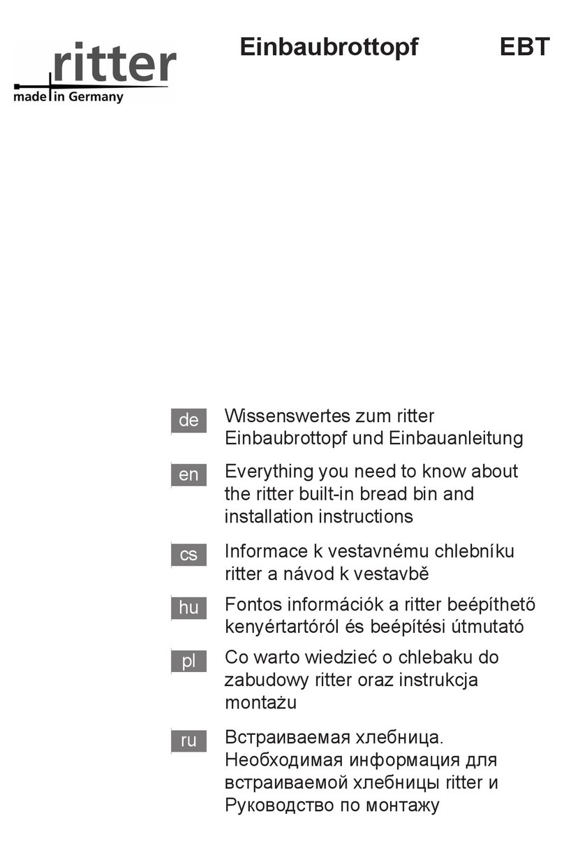 Ritter EBT Manuel utilisateur Ritter EBT Manuel utilisateur