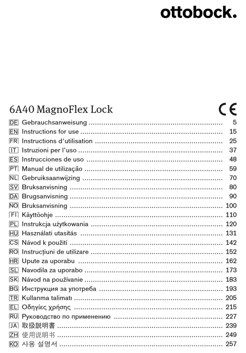 Otto Bock 6A40 Manuel utilisateur