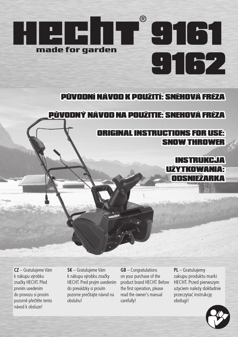 hecht 9161 Manuel de service