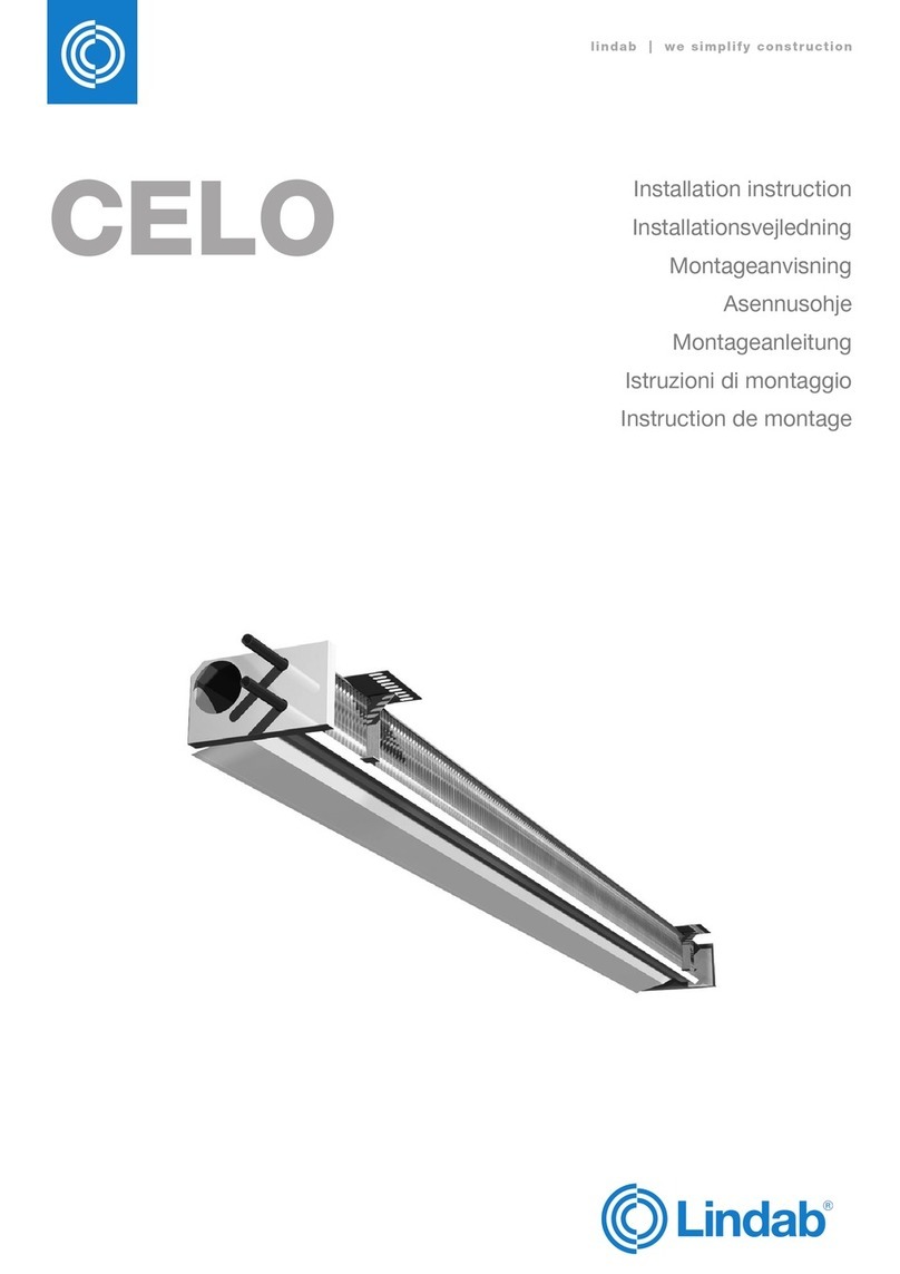 Lindab CELO Manuel utilisateur Lindab CELO Manuel utilisateur