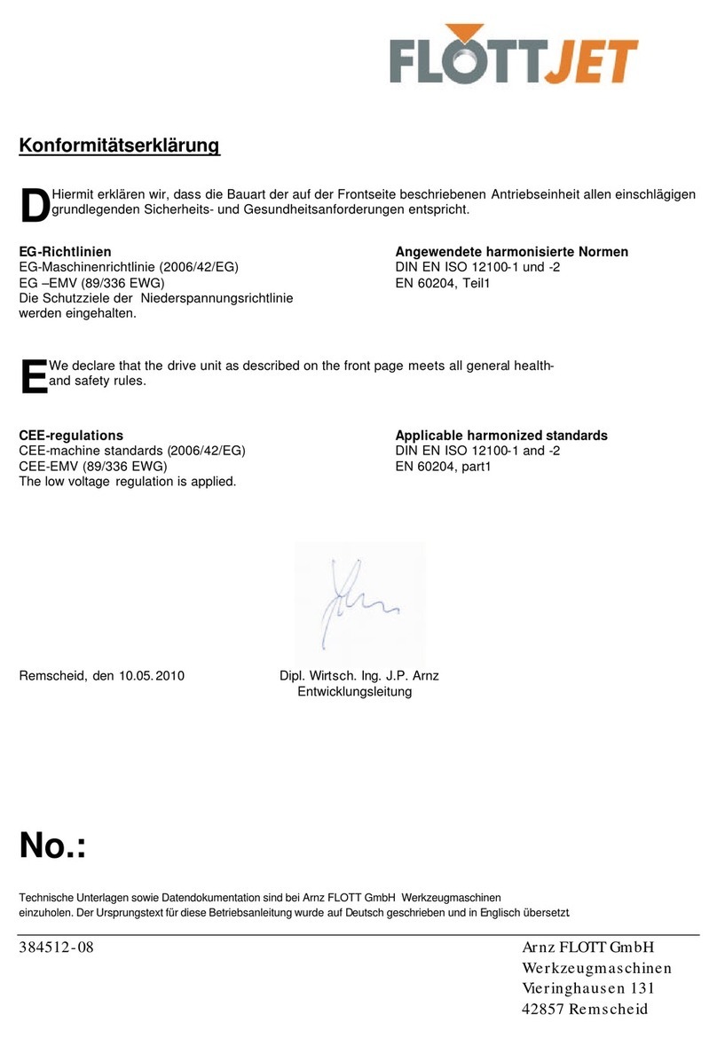 Flott AE 5000 Manuel utilisateur